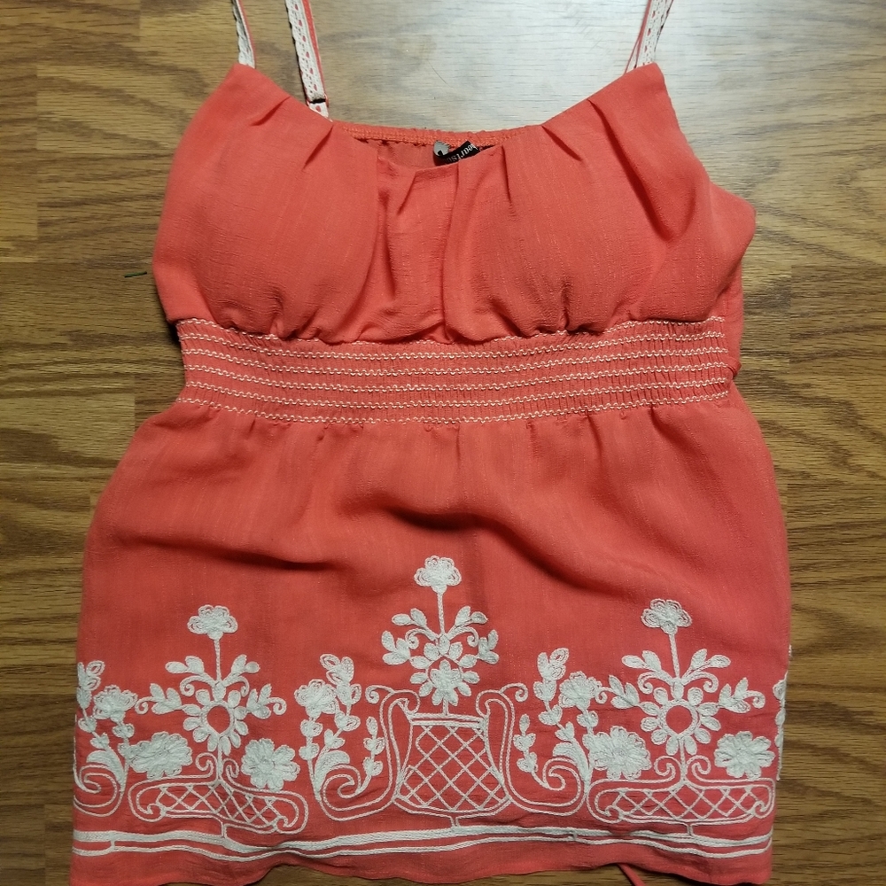 Beautiful decorated tank top!